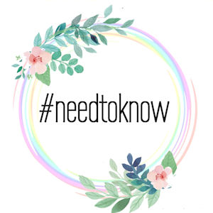 Circle
logo with hashtag #need to know