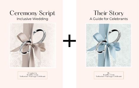 Covers of two books - Wedding
                                  Script and Their Story